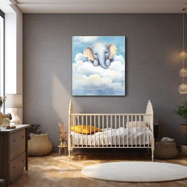 Elephant Painting for Nursery